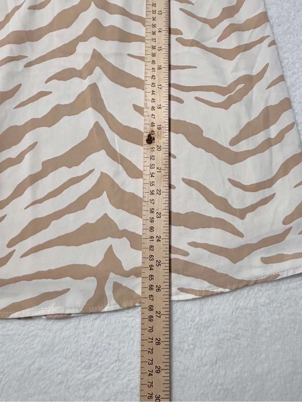 Adrienne Animal Print Cami Tank Top 2X Beige & Ivory Made in USA - Picture 6 of 7